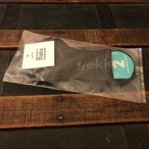 Gekks Medium Black Ballet Flat Shoe Sock NEW